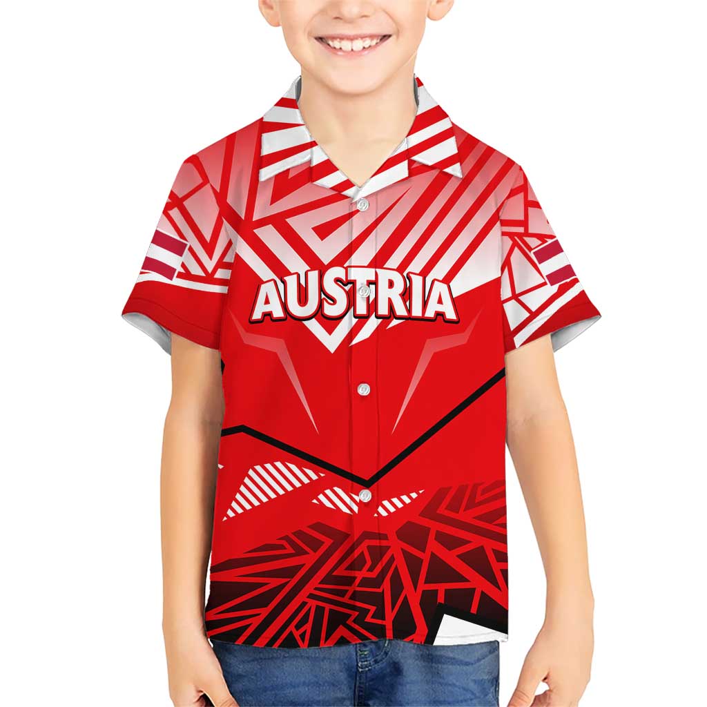 Forever Austria Kid Hawaiian Shirt Osterreich Eagle - Wonder Print Shop