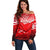 Forever Austria Off Shoulder Sweater Osterreich Eagle - Wonder Print Shop