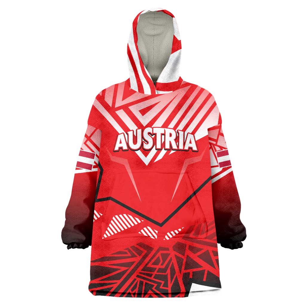 Forever Austria Wearable Blanket Hoodie Osterreich Eagle - Wonder Print Shop