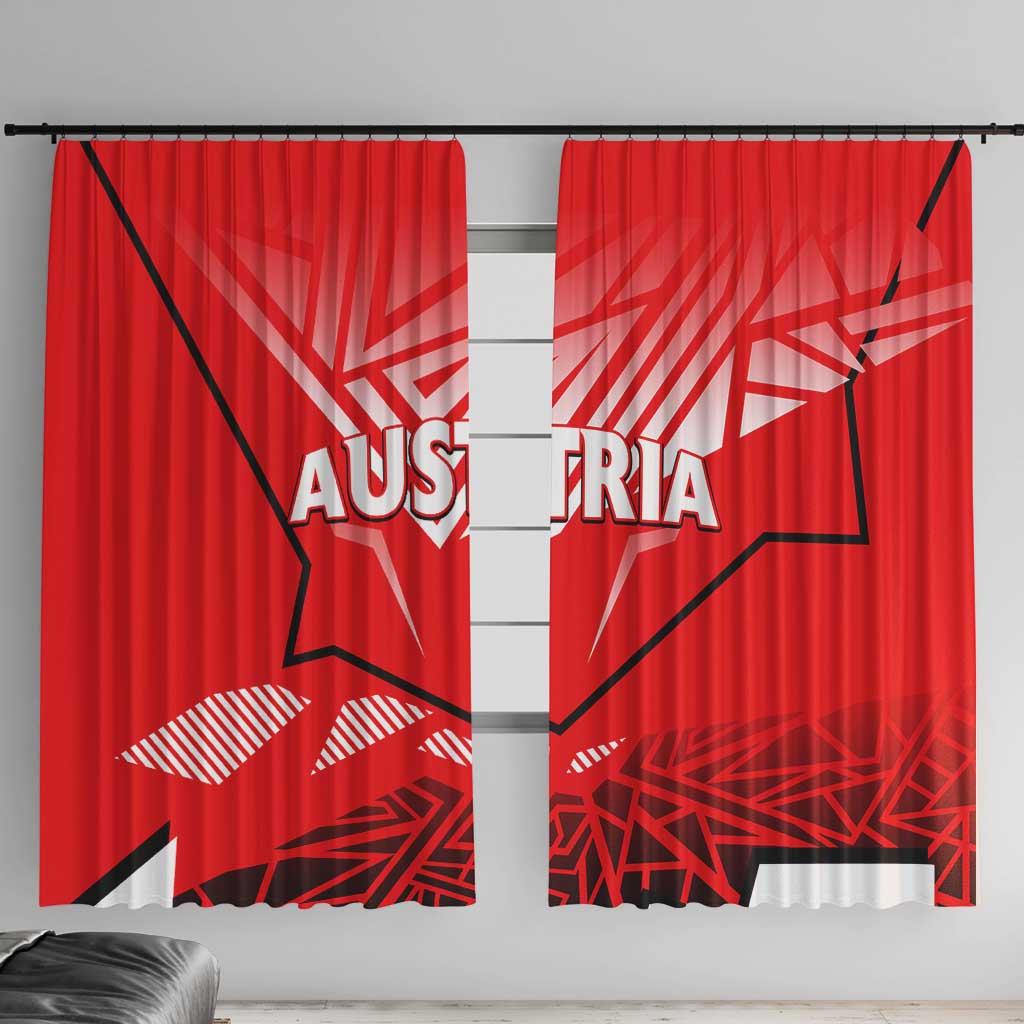 Forever Austria Window Curtain Osterreich Eagle - Wonder Print Shop