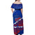 Forever Cuba Off Shoulder Maxi Dress Patria o Muerte, Venceremos - Wonder Print Shop