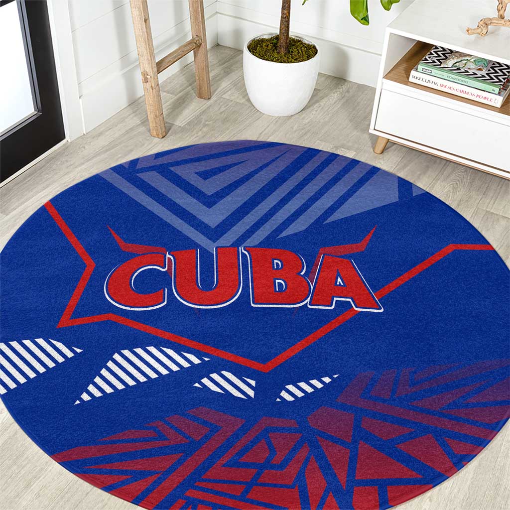 Forever Cuba Round Carpet Patria o Muerte, Venceremos