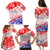 Forever Croatia Family Matching Puletasi and Hawaiian Shirt Hrvatska Trobojnica Checkerboard - Wonder Print Shop