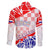 Forever Croatia Family Matching Puletasi and Hawaiian Shirt Hrvatska Trobojnica Checkerboard - Wonder Print Shop