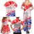 Forever Croatia Family Matching Summer Maxi Dress and Hawaiian Shirt Hrvatska Trobojnica Checkerboard - Wonder Print Shop