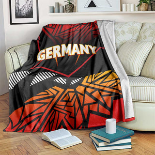 Forever Germany Blanket Deutschland Eagle DT02 - Youth / 110cm x 140cm / Red