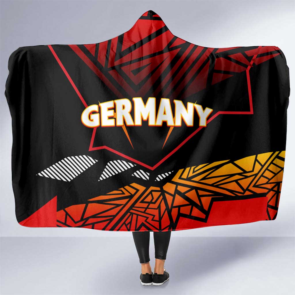 Forever Germany Hooded Blanket Deutschland Eagle