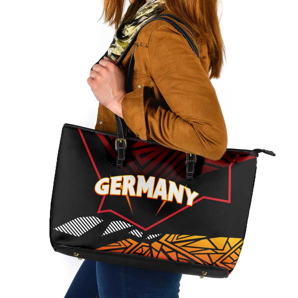 Forever Germany Leather Tote Bag Deutschland Eagle - Wonder Print Shop