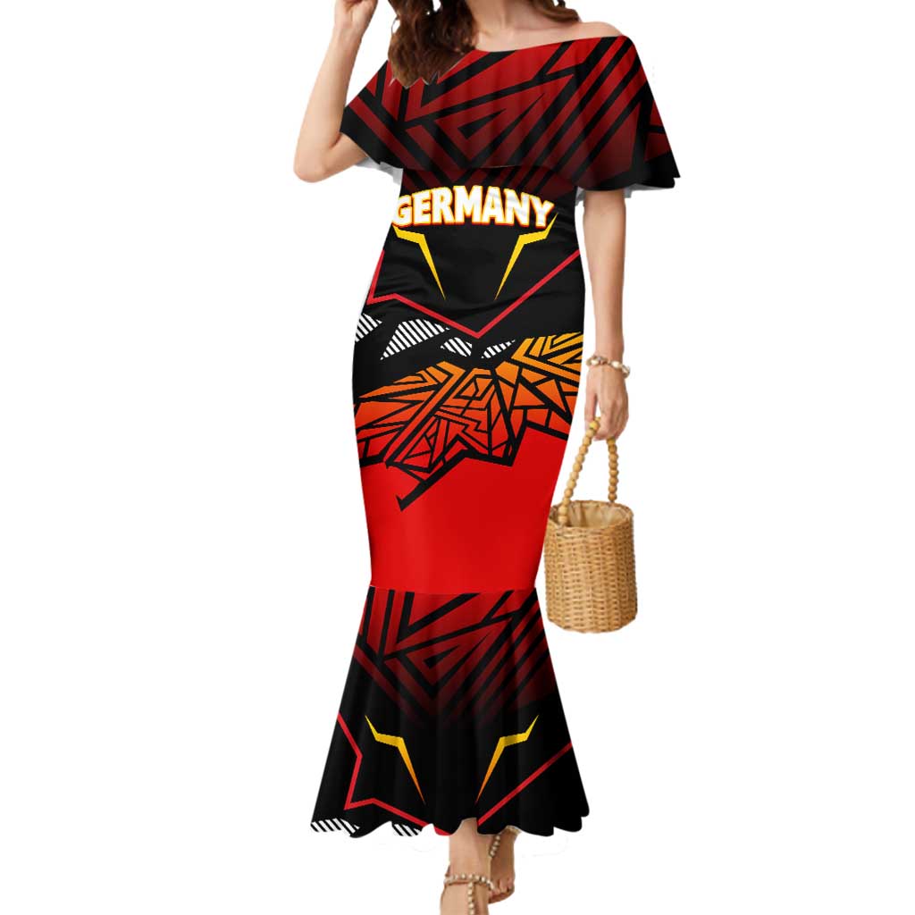 Forever Germany Mermaid Dress Deutschland Eagle - Wonder Print Shop