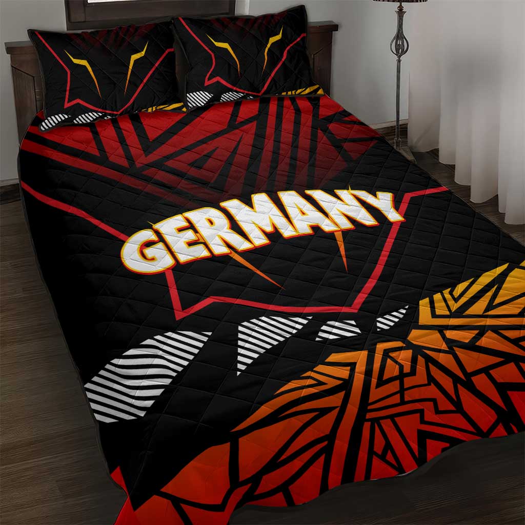 Forever Germany Quilt Bed Set Deutschland Eagle - Wonder Print Shop