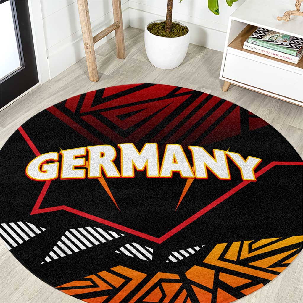 Forever Germany Round Carpet Deutschland Eagle