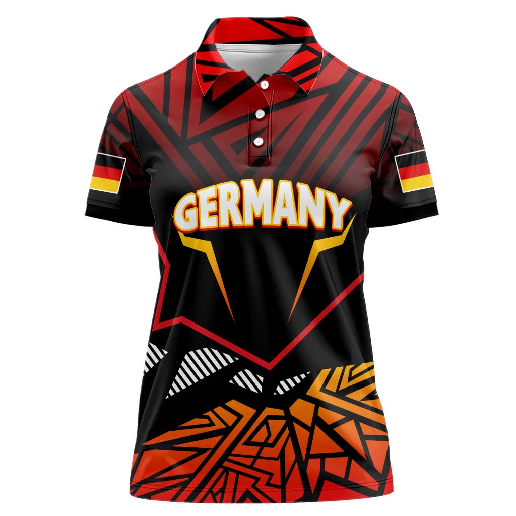 Forever Germany Women Polo Shirt Deutschland Eagle - Wonder Print Shop