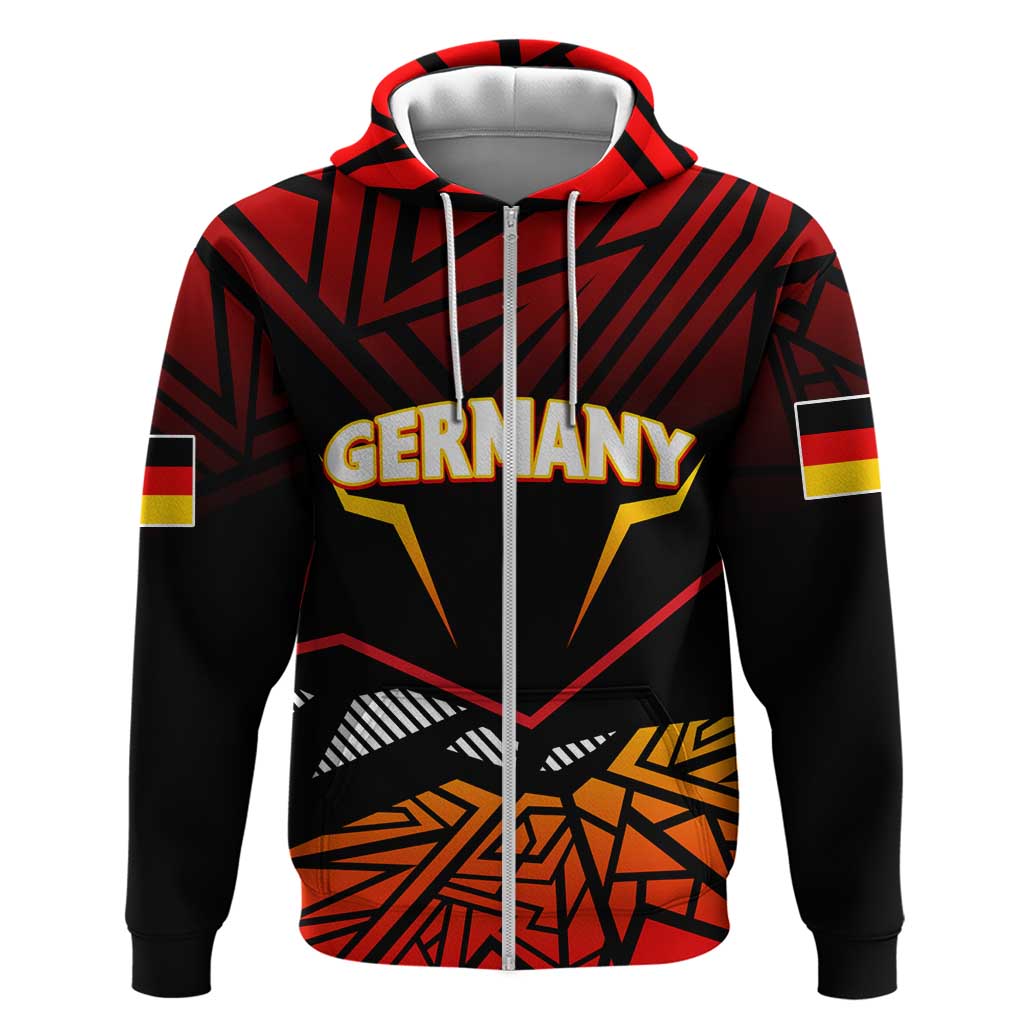 Forever Germany Zip Hoodie Deutschland Eagle - Wonder Print Shop