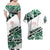 Forever Nigeria Couples Matching Off Shoulder Maxi Dress and Hawaiian Shirt Nigerian Flag - Wonder Print Shop