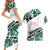 Forever Nigeria Couples Matching Short Sleeve Bodycon Dress and Hawaiian Shirt Nigerian Flag - Wonder Print Shop