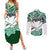 Forever Nigeria Couples Matching Summer Maxi Dress and Long Sleeve Button Shirt Nigerian Flag - Wonder Print Shop