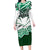 Forever Nigeria Family Matching Long Sleeve Bodycon Dress and Hawaiian Shirt Nigerian Flag - Wonder Print Shop