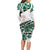 Forever Nigeria Family Matching Long Sleeve Bodycon Dress and Hawaiian Shirt Nigerian Flag - Wonder Print Shop