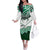 Forever Nigeria Family Matching Off The Shoulder Long Sleeve Dress and Hawaiian Shirt Nigerian Flag - Wonder Print Shop