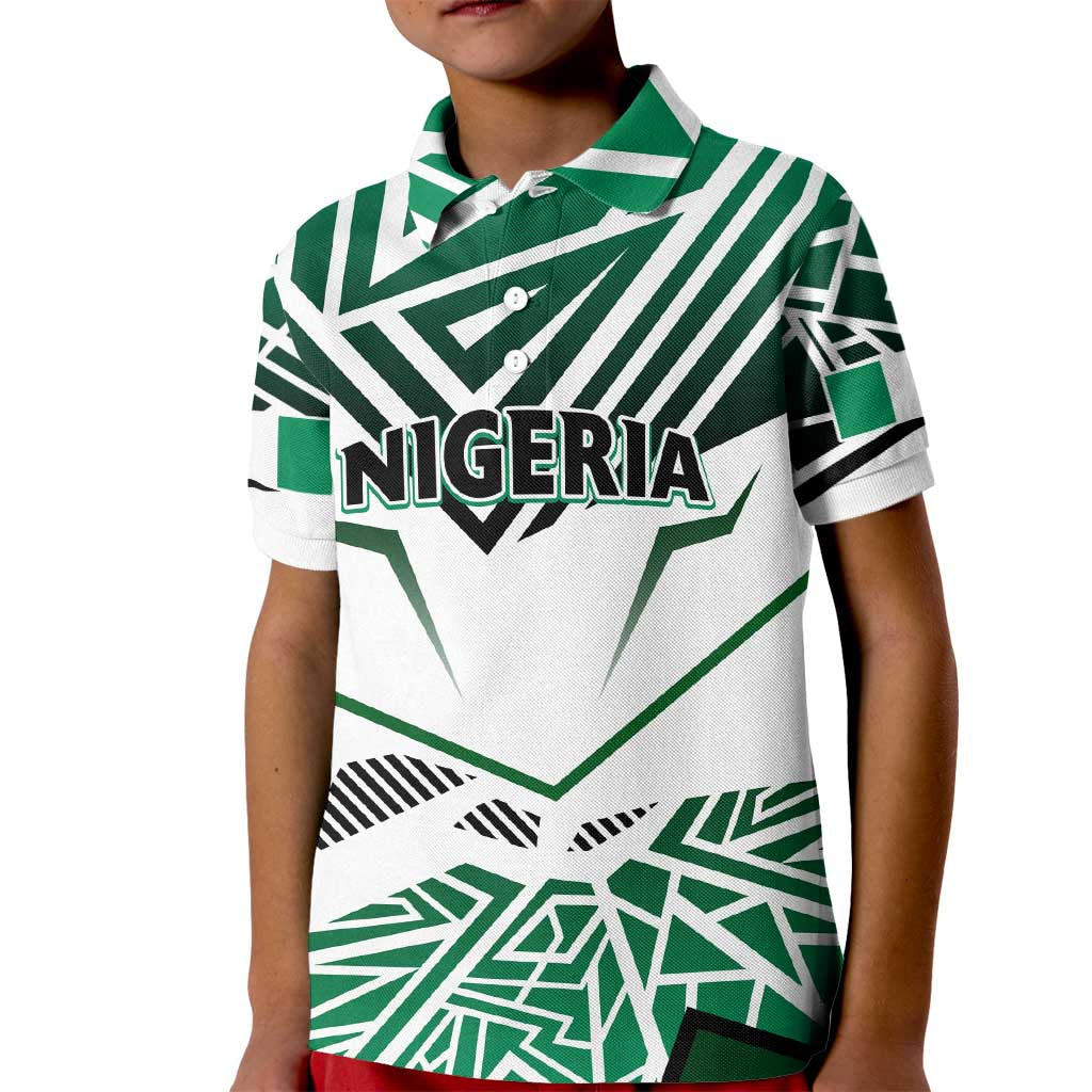 Forever Nigeria Kid Polo Shirt Nigerian Flag - Wonder Print Shop