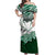 Forever Nigeria Off Shoulder Maxi Dress Nigerian Flag - Wonder Print Shop