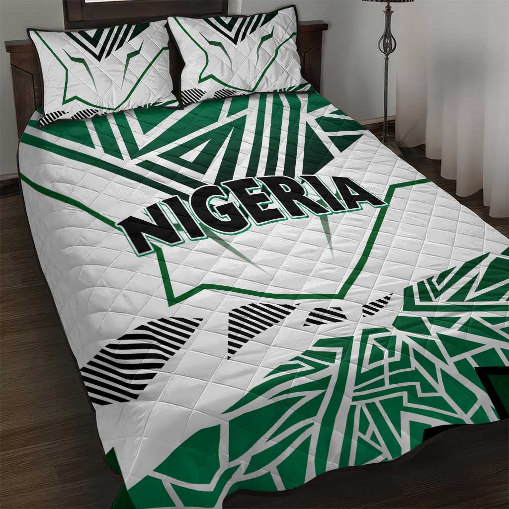 Forever Nigeria Quilt Bed Set Nigerian Flag - Wonder Print Shop