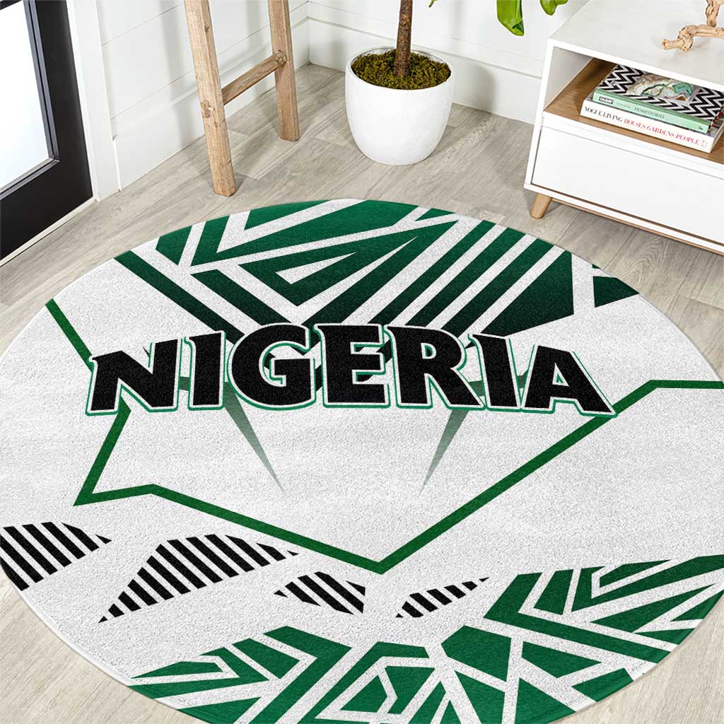 Forever Nigeria Round Carpet Nigerian Flag