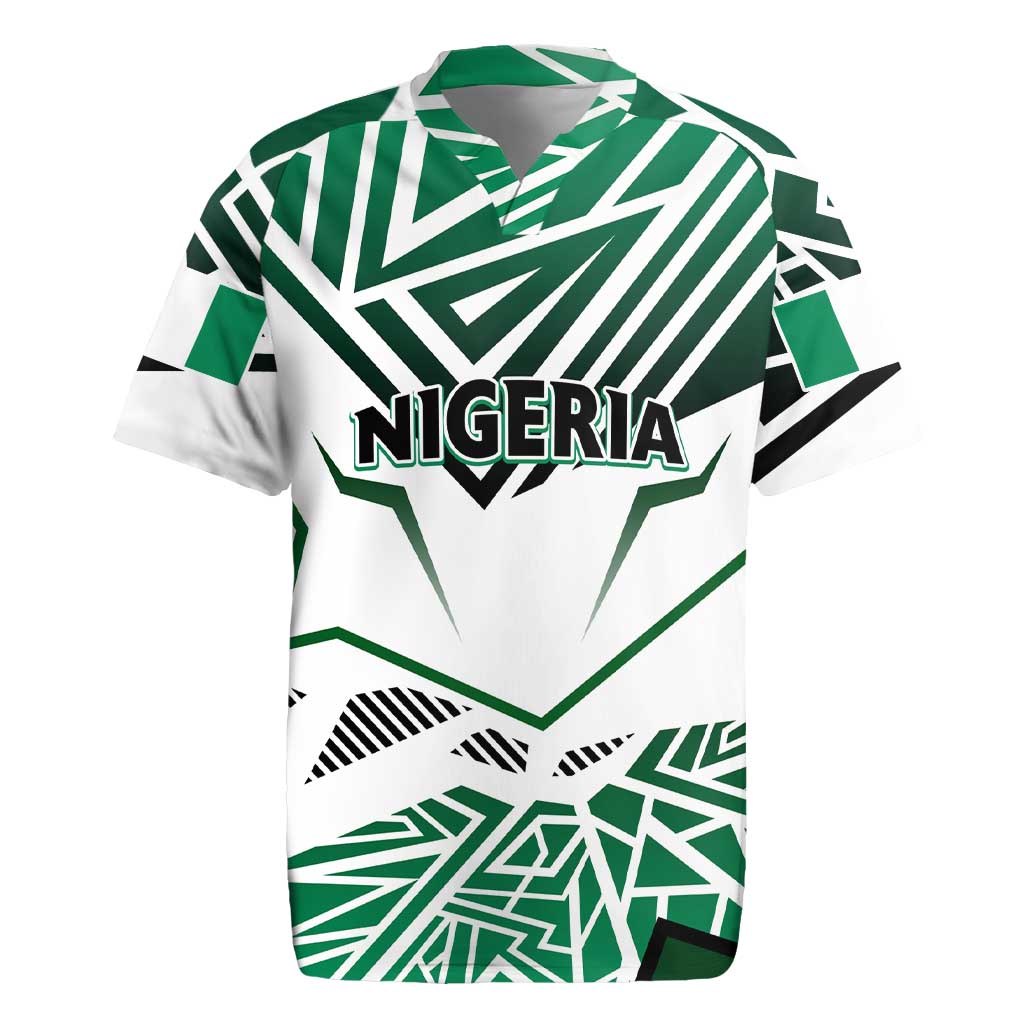 Forever Nigeria Rugby Jersey Nigerian Flag - Wonder Print Shop