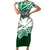 Forever Nigeria Short Sleeve Bodycon Dress Nigerian Flag - Wonder Print Shop