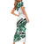 Forever Nigeria Short Sleeve Bodycon Dress Nigerian Flag - Wonder Print Shop