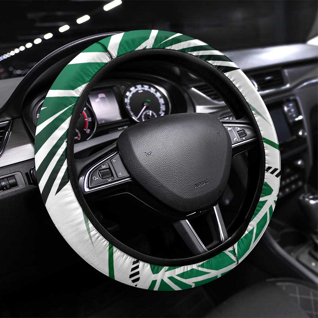 Forever Nigeria Steering Wheel Cover Nigerian Flag - Wonder Print Shop