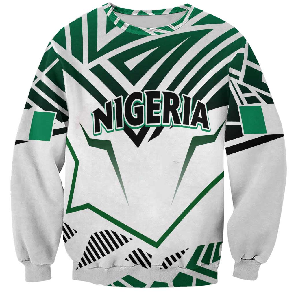 Forever Nigeria Sweatshirt Nigerian Flag - Wonder Print Shop