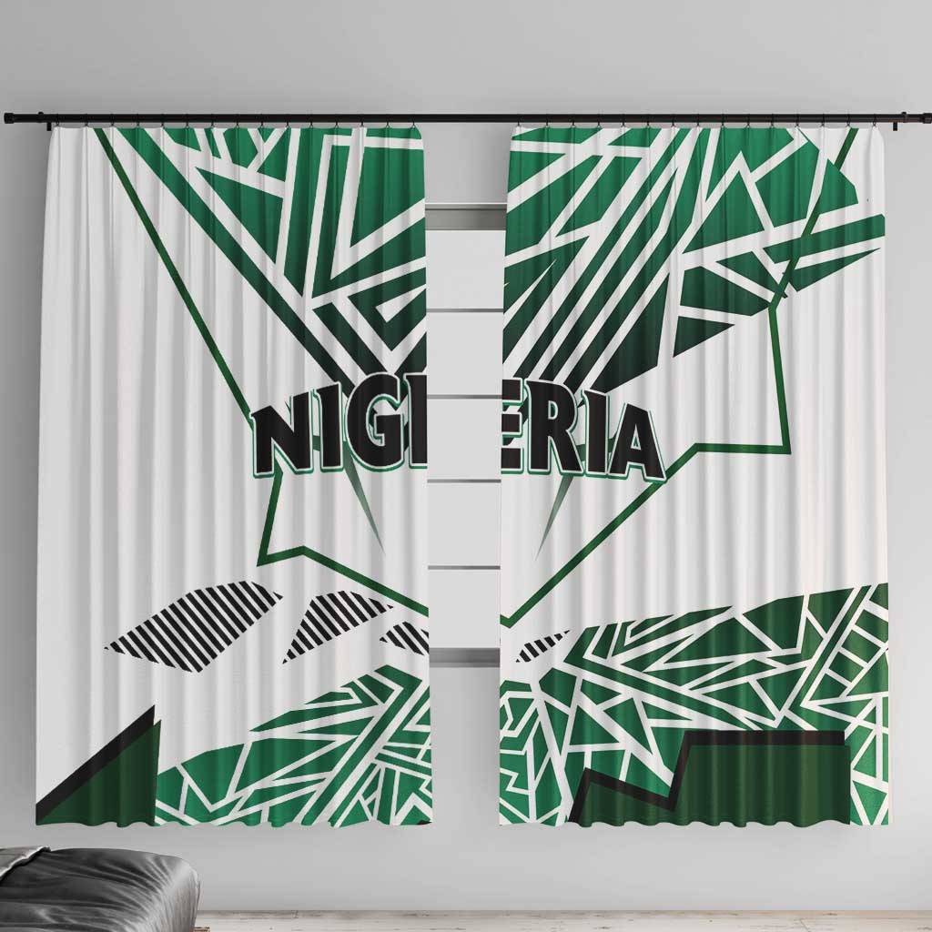 Forever Nigeria Window Curtain Nigerian Flag - Wonder Print Shop