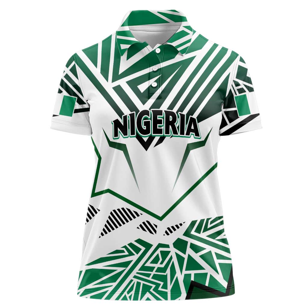 Forever Nigeria Women Polo Shirt Nigerian Flag - Wonder Print Shop