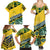 Forever Saint Vincent and the Grenadines Family Matching Summer Maxi Dress and Hawaiian Shirt Peace and Justice - Wonder Print Shop