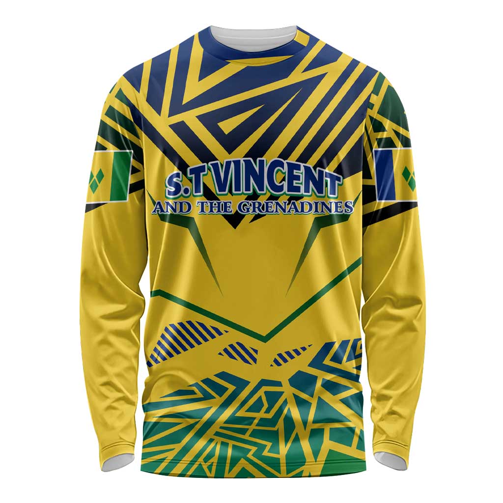 Forever Saint Vincent and the Grenadines Long Sleeve Shirt Peace and Justice - Wonder Print Shop