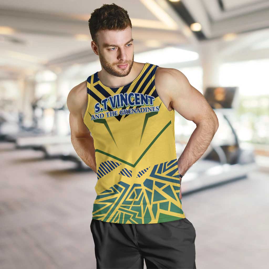 Forever Saint Vincent and the Grenadines Men Tank Top Peace and Justice - Wonder Print Shop