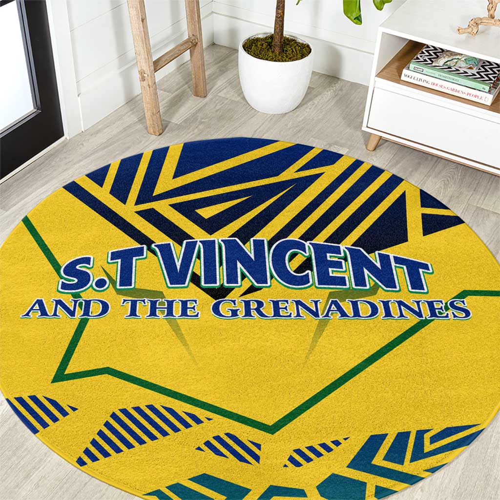 Forever Saint Vincent and the Grenadines Round Carpet Peace and Justice