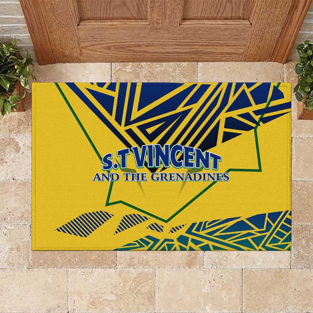 Forever Saint Vincent and the Grenadines Rubber Doormat Peace and Justice - Wonder Print Shop