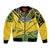 Forever Saint Vincent and the Grenadines Sleeve Zip Bomber Jacket Peace and Justice - Wonder Print Shop