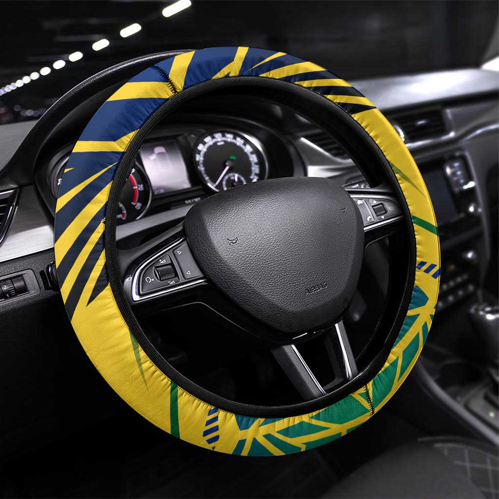 Forever Saint Vincent and the Grenadines Steering Wheel Cover Peace and Justice - Wonder Print Shop