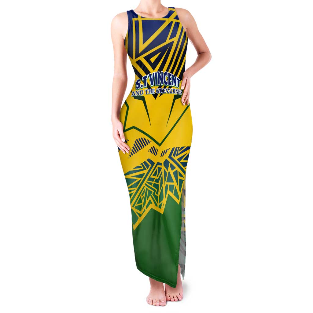 Forever Saint Vincent and the Grenadines Tank Maxi Dress Peace and Justice - Wonder Print Shop