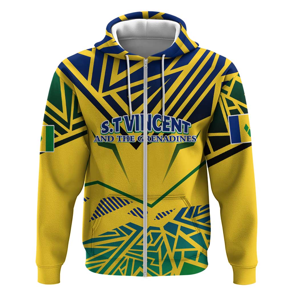 Forever Saint Vincent and the Grenadines Zip Hoodie Peace and Justice - Wonder Print Shop