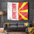 Hometown Macedonia Tapestry Flag and Map