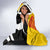 Hometown Germany Hooded Blanket Flag and Map