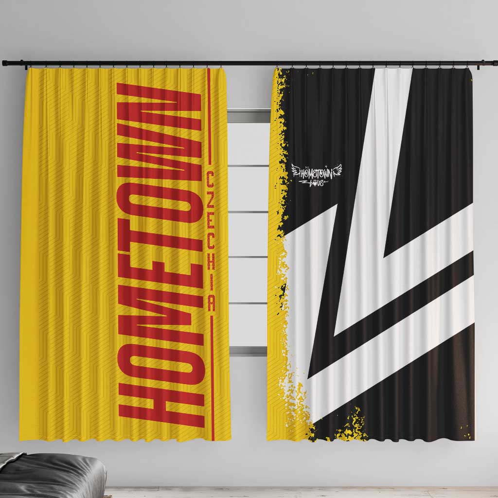 Hometown Germany Window Curtain Flag and Map - Wonder Print Shop