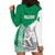 Hometown Nigeria Hoodie Dress Flag and Map - Wonder Print Shop