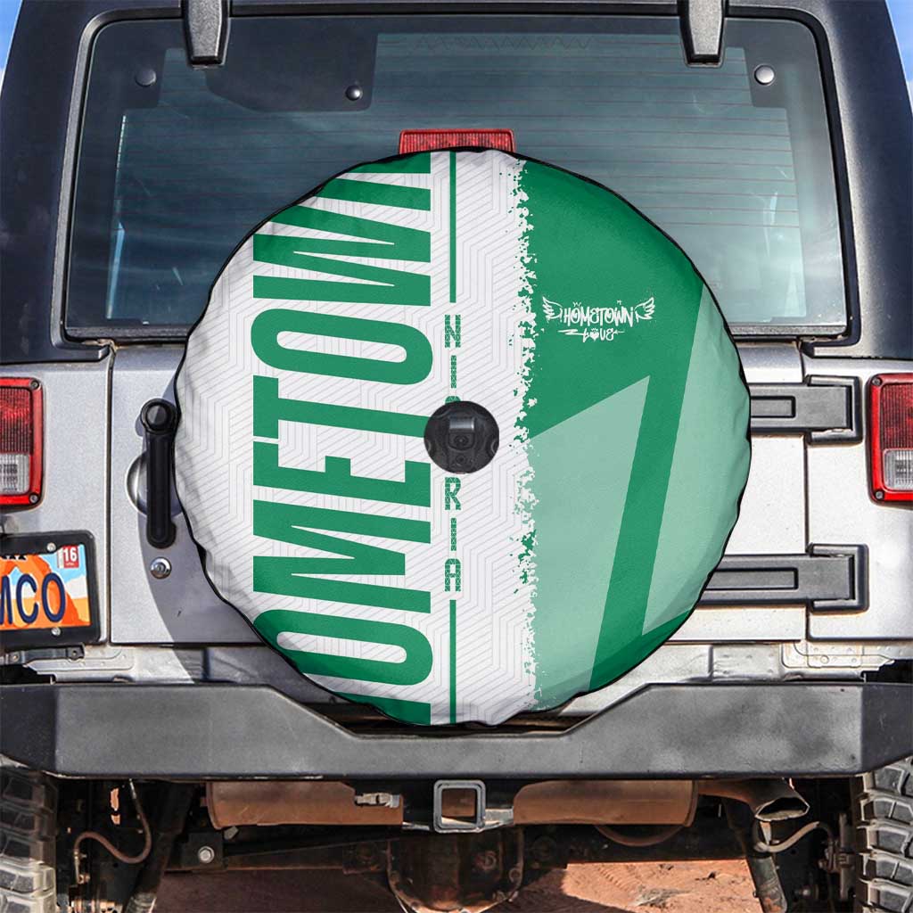 Hometown Nigeria Spare Tire Cover Flag and Map - Wonder Print Shop