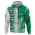 Hometown Nigeria Zip Hoodie Flag and Map - Wonder Print Shop