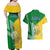 Hometown Saint Vincent and the Grenadines Couples Matching Off Shoulder Maxi Dress and Hawaiian Shirt Flag and Map - Wonder Print Shop